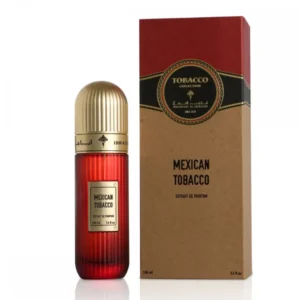 Mexican Tobacco 100 ml – Ibrahim Al Qurashi – parfum tabac chocolat noir cèdre – Maroc