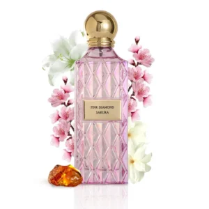 Pink Diamond Sakura 150 ml / 200 ml – parfum femme floral musqué – Ibrahim Al Qurashi – Maroc