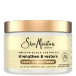 Shea Moisture Jamaican Black Castor Oil Strengthen and Restore Leave In Conditioner 326 g, nouveau packaging