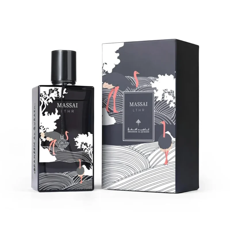 Masai Leather Masai LTHR Ibrahim Al Qurashi original perfume, عطر ماساي لذر إبراهيم القرشي إبراق