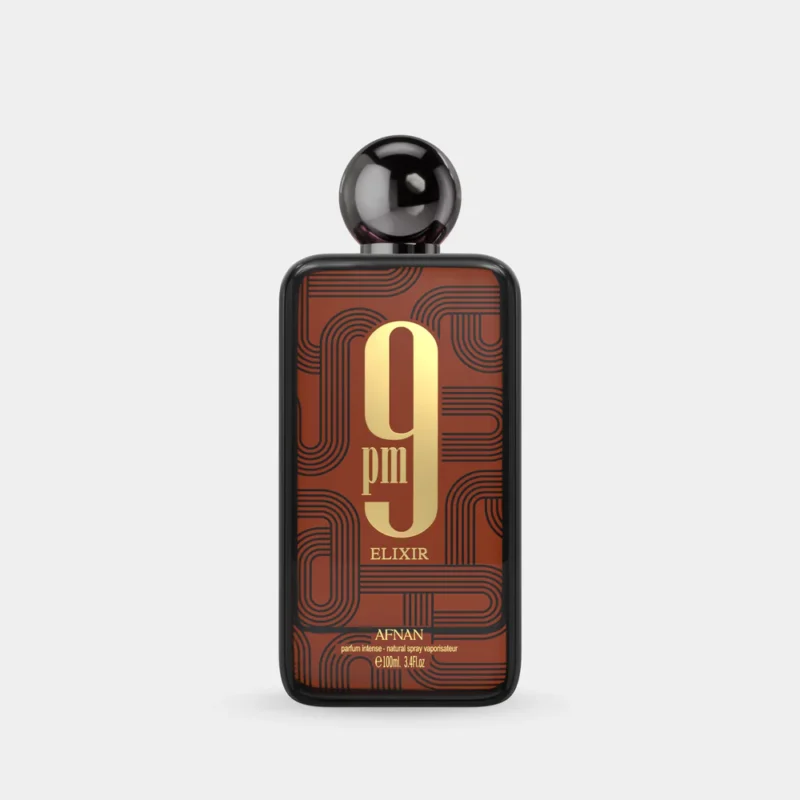 afnan 9 pm elixir 100ml parfum homme épicé cuiré longue tenue