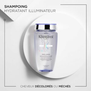 Kérastase Bain Lumière 250ml shampooing hydratant pour cheveux blonds, méchés et décolorés