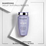 Kérastase Bain Ultra-Violet 250ml shampooing violet pour cheveux blonds, gris et décolorés