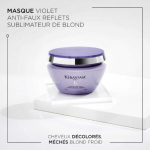 Kérastase Masque Ultra-Violet 200ml masque violet pour cheveux blonds, gris et décolorés
