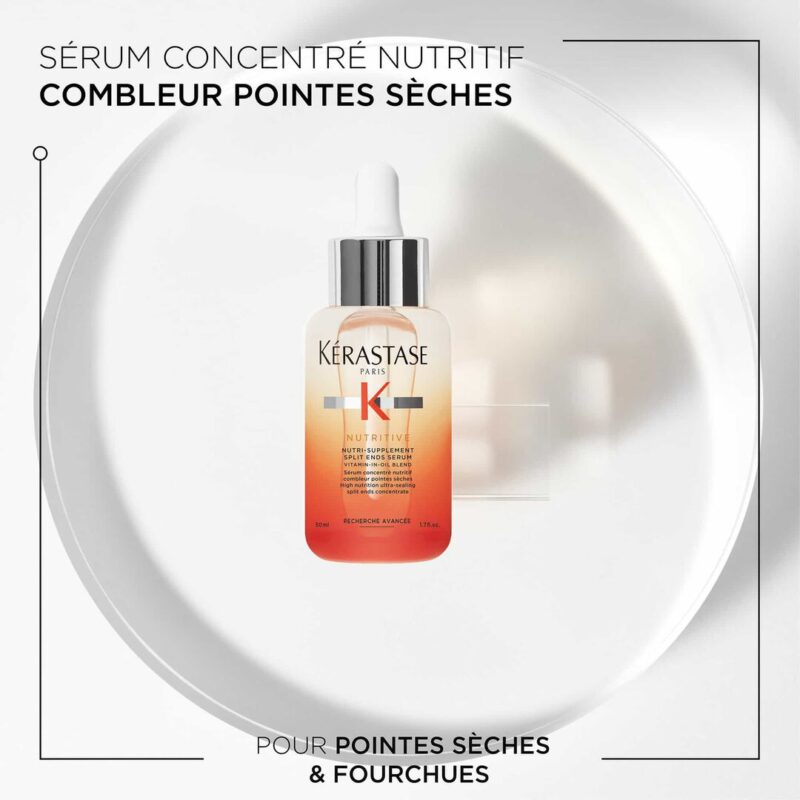 Kérastase Sérum Pointes Sèches et Fourches 50ml soin sans rinçage pour cheveux secs et pointes abîmées