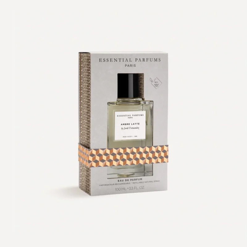 essential parfums ambre latte eau de parfum gourmand lacté mixte