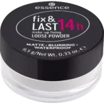 Essence Fix & Last 14H Make-Up Fixing Loose Powder – Poudre libre fixatrice 14H