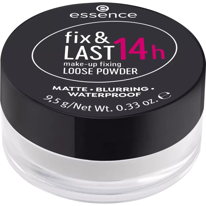 Essence Fix & Last 14H Make-Up Fixing Loose Powder – Poudre libre fixatrice 14H