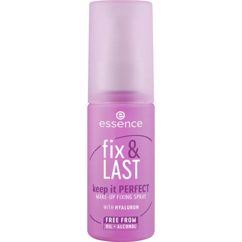 Essence Fix & Last Keep It Perfect Make-Up Fixing Spray Essence Fix & Last Keep It Perfect Make-Up Fixing Spray – Spray fixateur pour le maquillage
