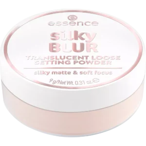 Essence Silky Blur Translucent Loose Setting Powder – Poudre libre translucide pour fixer le maquillage