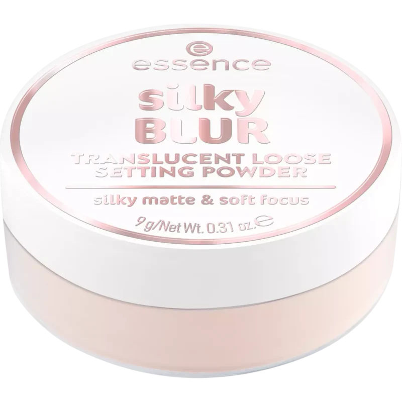Essence Silky Blur Translucent Loose Setting Powder – Poudre libre translucide pour fixer le maquillage