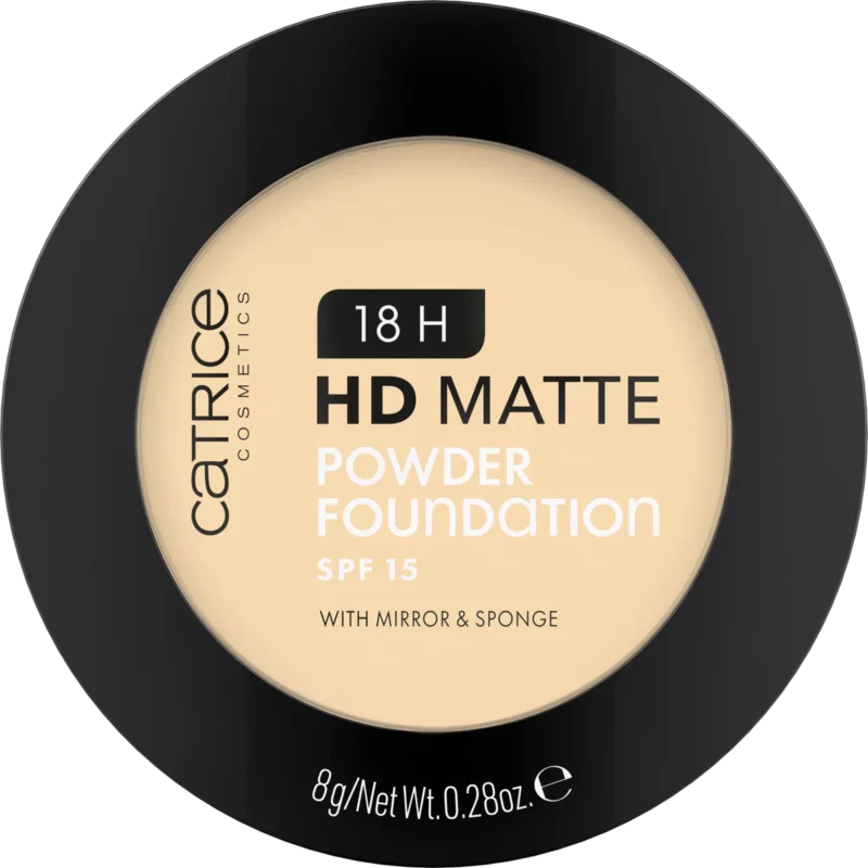 CATRICE 18H HD Matte Powder Foundation – teinte 010 CATRICE 18H HD Matte Powder Foundation – teinte 010