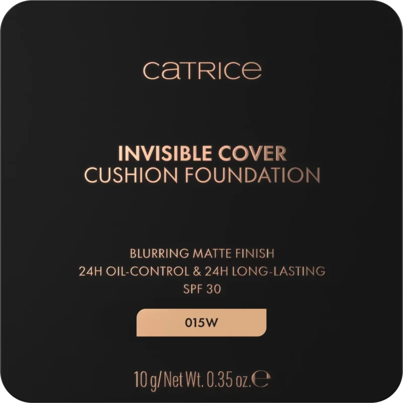 CATRICE Invisible Cover Cushion Foundation – teinte 015W