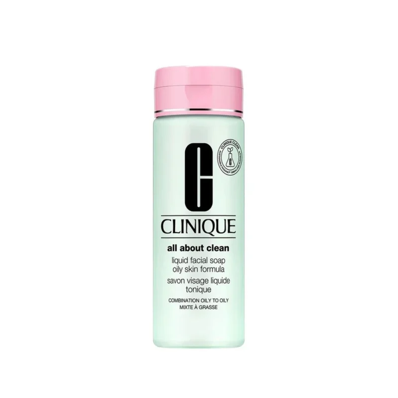 Clinique All About Clean Oily Skin Formula – savon visage liquide tonique 200 ml