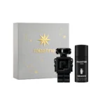 Coffret Rabanne Phantom Parfum : présentation du coffret ; Parfum 100 ml + Déodorant parfumé 150 ml