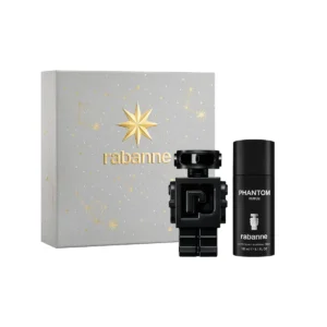 Coffret Rabanne Phantom Parfum : présentation du coffret ; Parfum 100 ml + Déodorant parfumé 150 ml