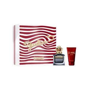 Coffret Jean Paul Gaultier Scandal Pour Homme : présentation du coffret ; Eau de Toilette 50 ml + Gel douche 75 ml