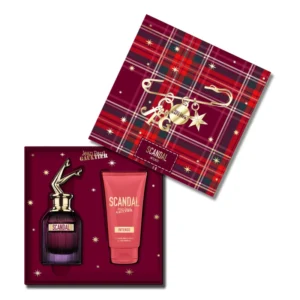 Coffret Jean Paul Gaultier Scandal Intense : présentation du coffret ; Eau de Parfum Intense 50 ml + Lait pour le corps 75 ml