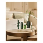Coffret Rituals The Ritual of Jing Small : autre vue du coffret ; Mousse de douche 50 ml + Brume d’oreiller et pour le corps Night 20 ml + Huile de massage 50 ml + Crème pour le corps 70 ml