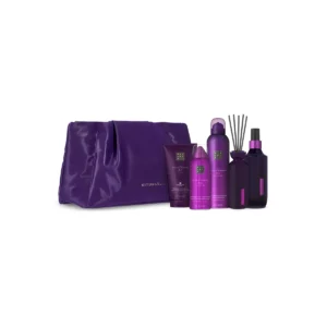 Coffret Rituals The Ritual of Yozakura Large 2026 : présentation du coffret ; Mousse de douche 200 ml + Crème pour le corps 150 ml + Mousse hydratante pour le corps 150 ml