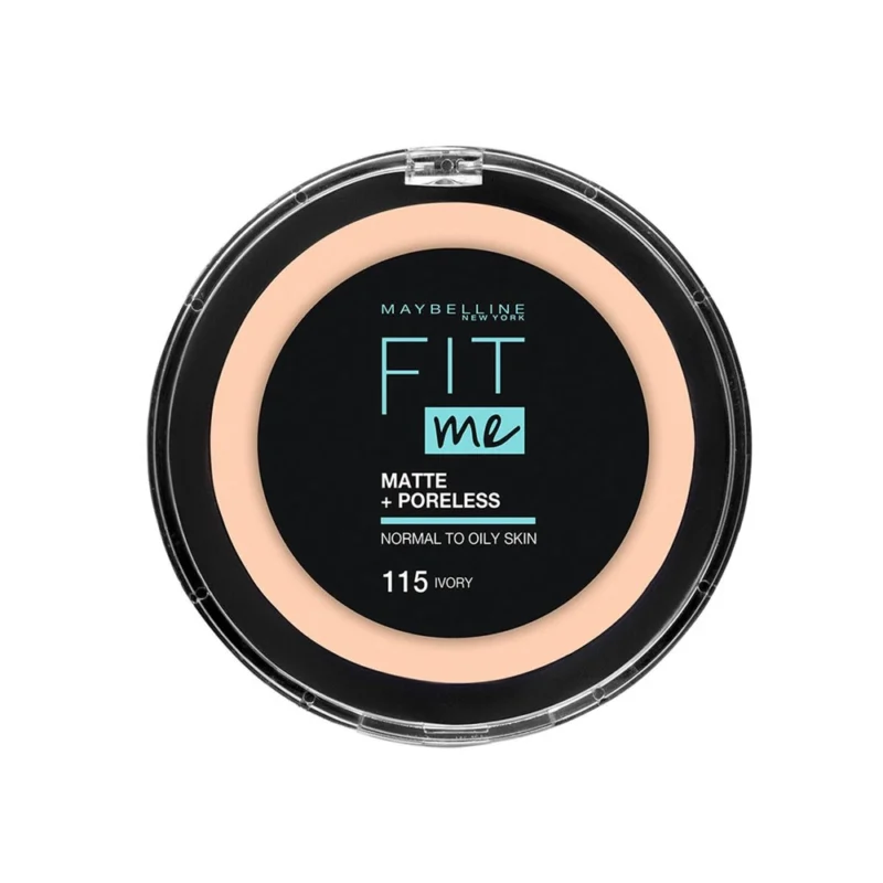 Maybelline Fit Me Matte + Poreless poudre compacte 115 Ivory