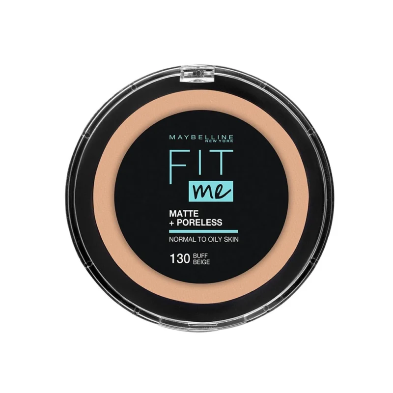 Maybelline Fit Me Matte + Poreless poudre compacte 130 Buff Beige