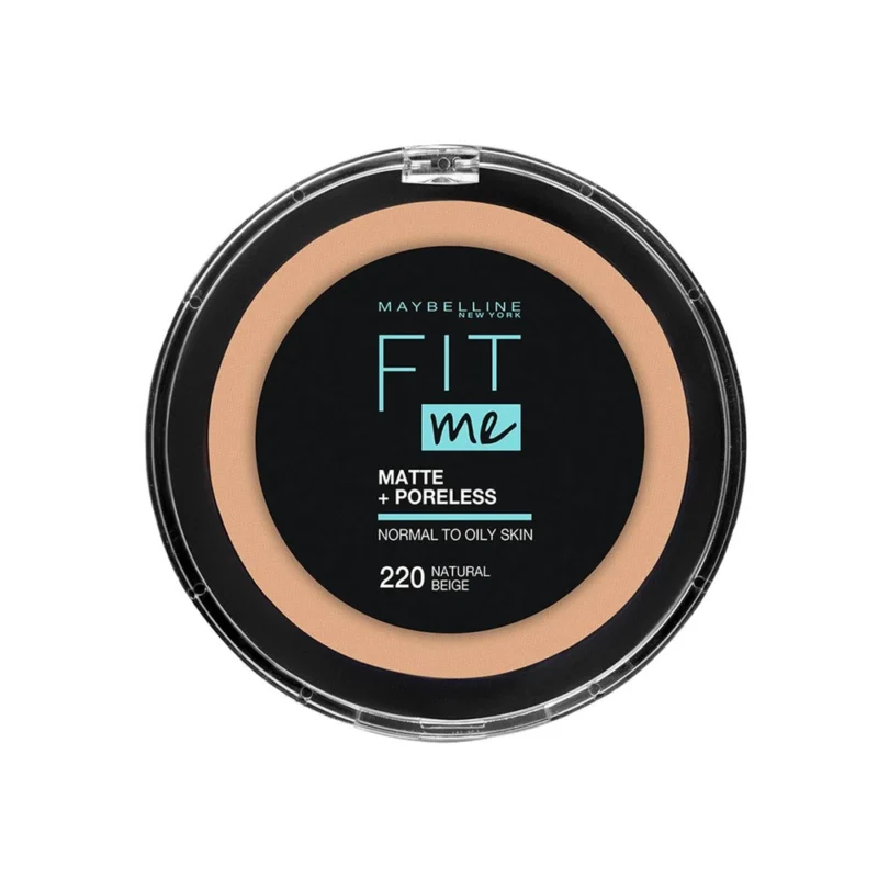 Maybelline Fit Me Matte + Poreless poudre compacte 220 Natural Beige