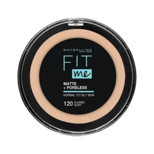 Maybelline Fit Me Matte + Poreless poudre 120 Classic Ivory