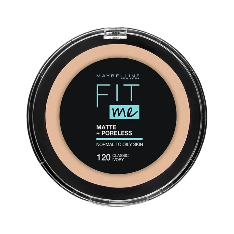Maybelline Fit Me Matte + Poreless poudre 120 Classic Ivory