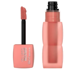 Maybelline Superstay Teddy Tint 5 ml, teinte 10 Current Mood, flacon et applicateur