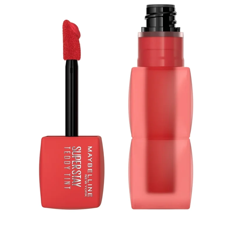 Maybelline Superstay Teddy Tint 5 ml, teinte 30 Coquettish, flacon et applicateur