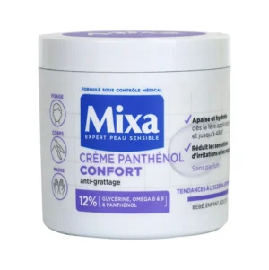 Mixa Crème Panthénol Confort — vue du pot
